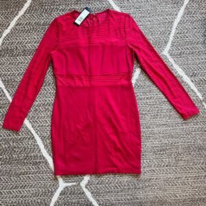 Bebe Long Sleeve Mini Dress Sz XL